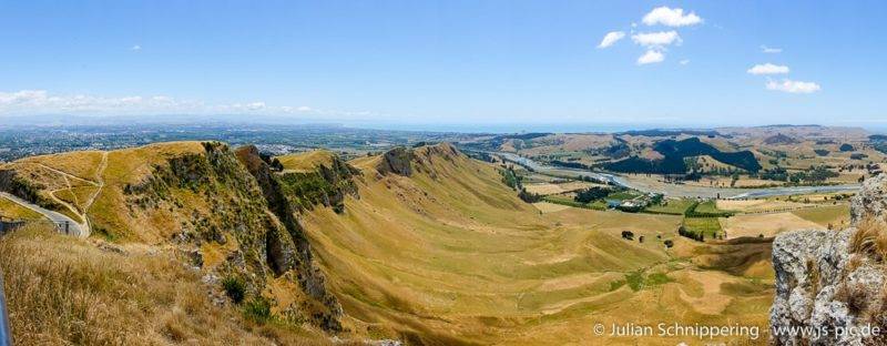 View from Te Mata Peak on the surrounding regions