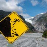Fox Glacier sign at the view point