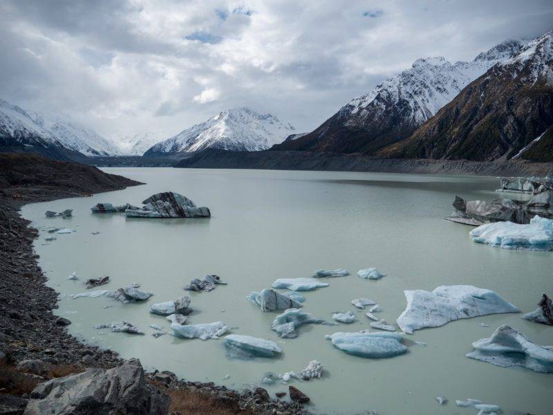 Tasman Valley Glacier Lake