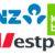 Logos der drei großen Neuseeländischen Banken ANZ, Kiwibank und Westpac
