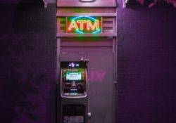 ATM with nice lights