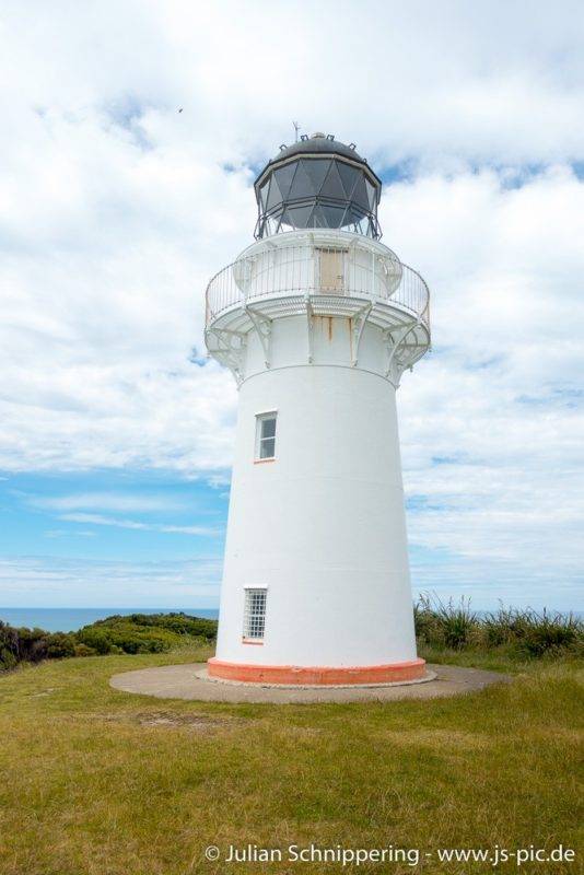 Beautiful lighthouse at the East Cape of New Zealand