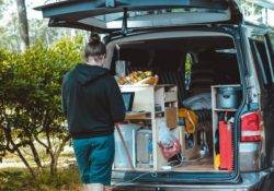 Campervan with kitchen