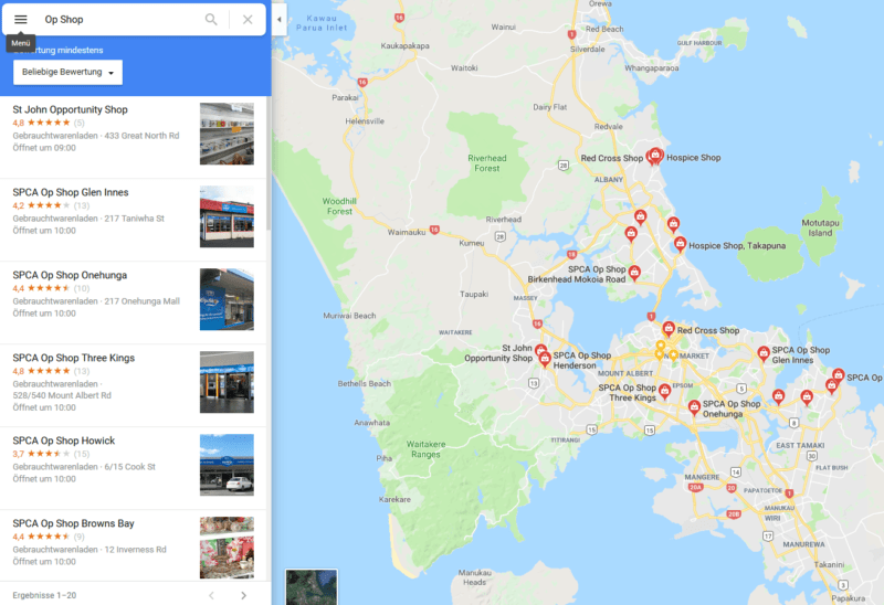 Op Shops based in Auckland
