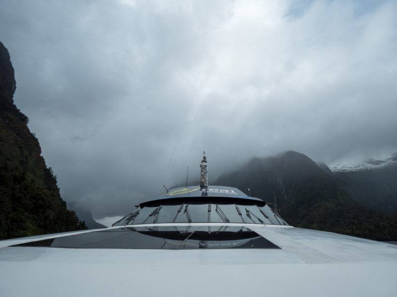 Boat cruise on Doubtful sound