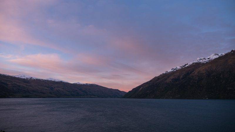 Sunrise at Lake Wakatipu