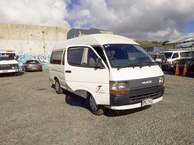 My Hiace on the dealers yard