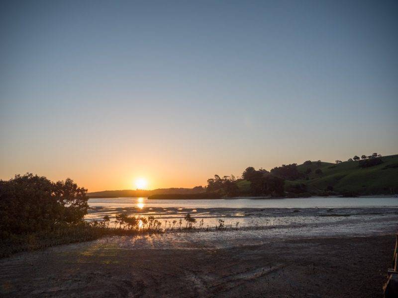 Sundown at Port Albert Wharf