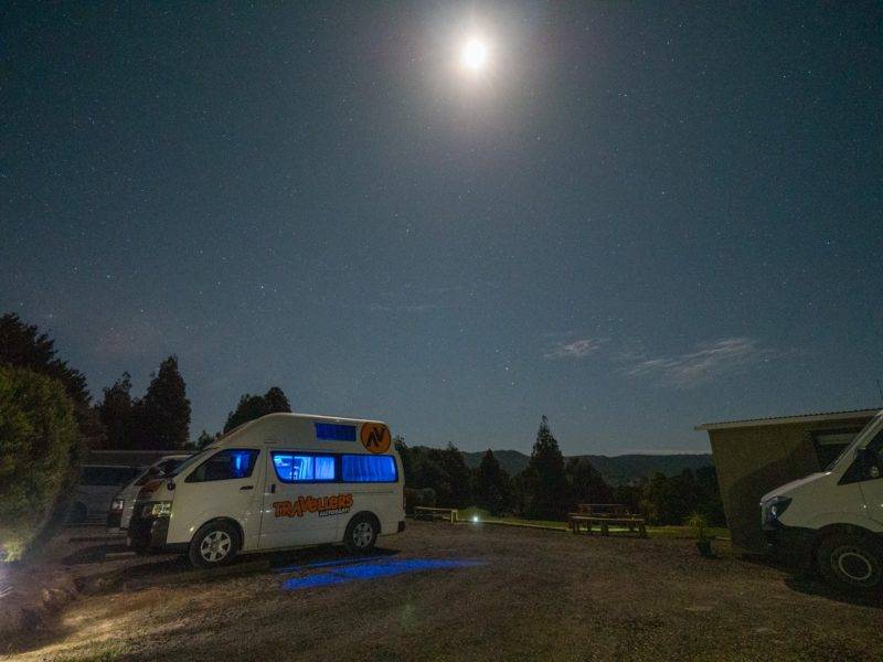 Sleeping in the van