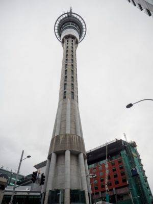 The skytower in Auckland