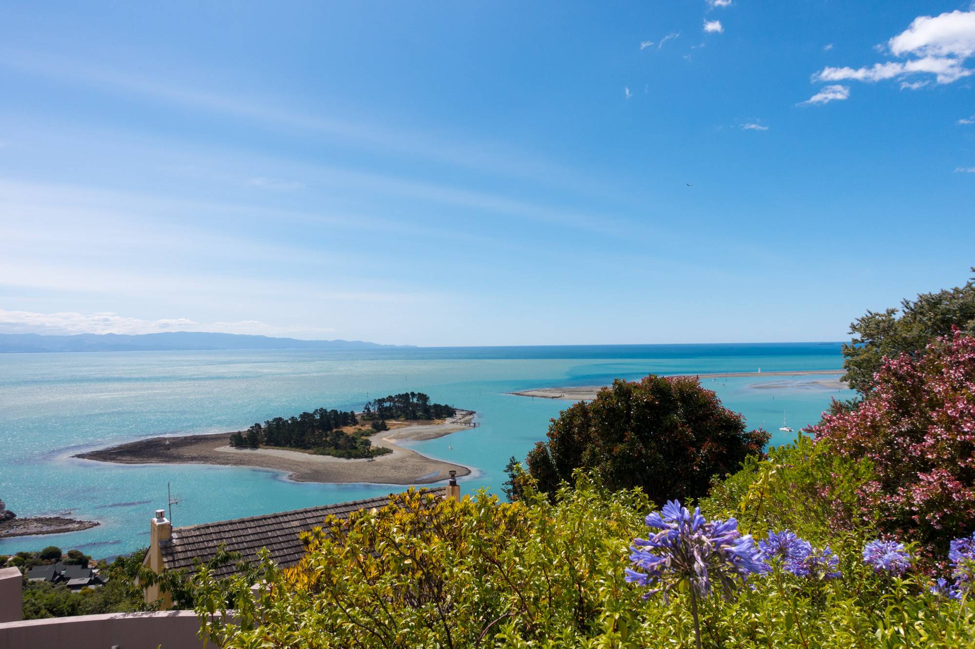 View from the lookout on Nelson harbour